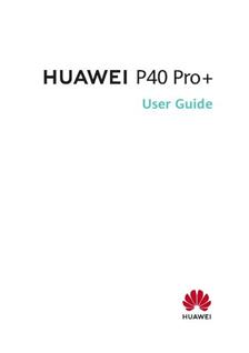 Huawei P40 Pro Plus manual. Camera Instructions.